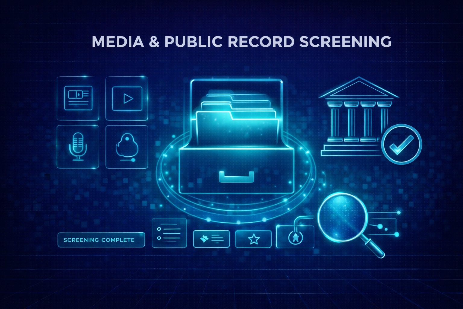 Media & Public Record Screening