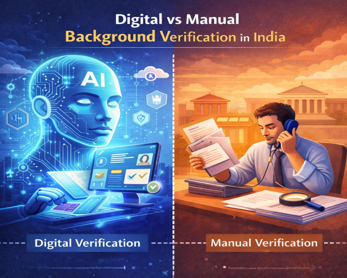 Digital vs Manual Background Verification in India