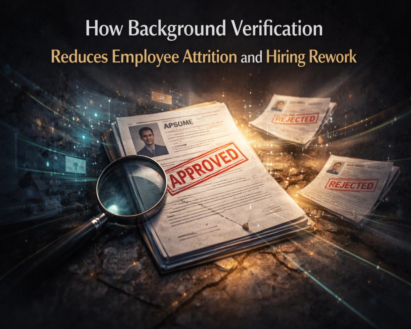 How Background Verification Reduces Employee Attrition and Hiring Rework