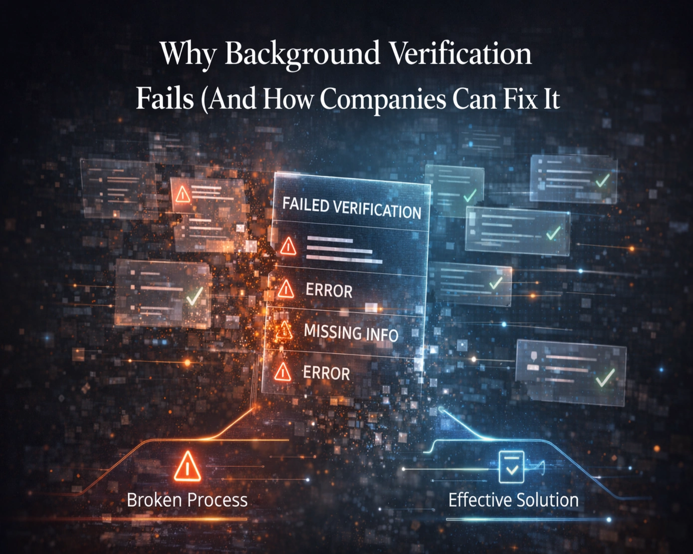 Why Background Verification Fails (And How Companies Can Fix It)