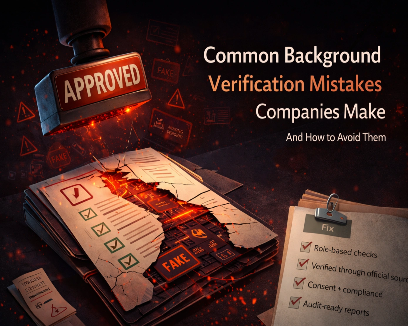 Common Background Verification Mistakes Companies Make