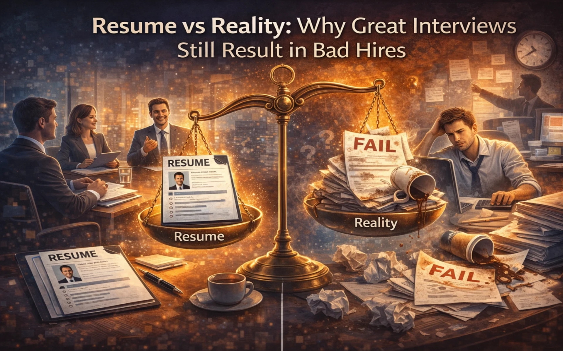 Resume vs Reality: Why Great Interviews Still Result in Bad Hires