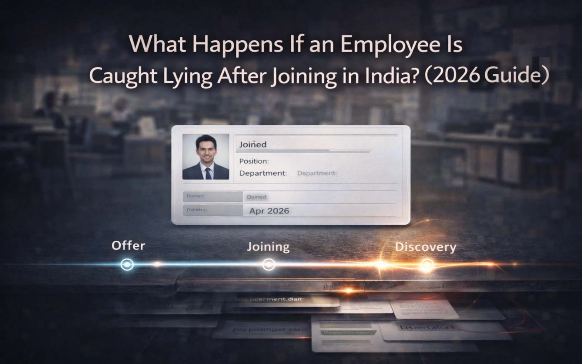 What Happens If an Employee Is Caught Lying After Joining in India? (2026 Guide)