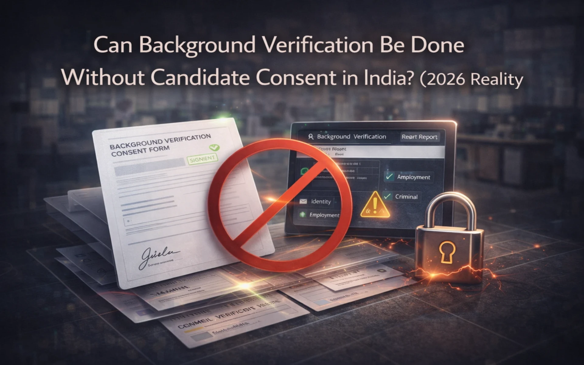 Can Background Verification Be Done Without Candidate Consent in India?